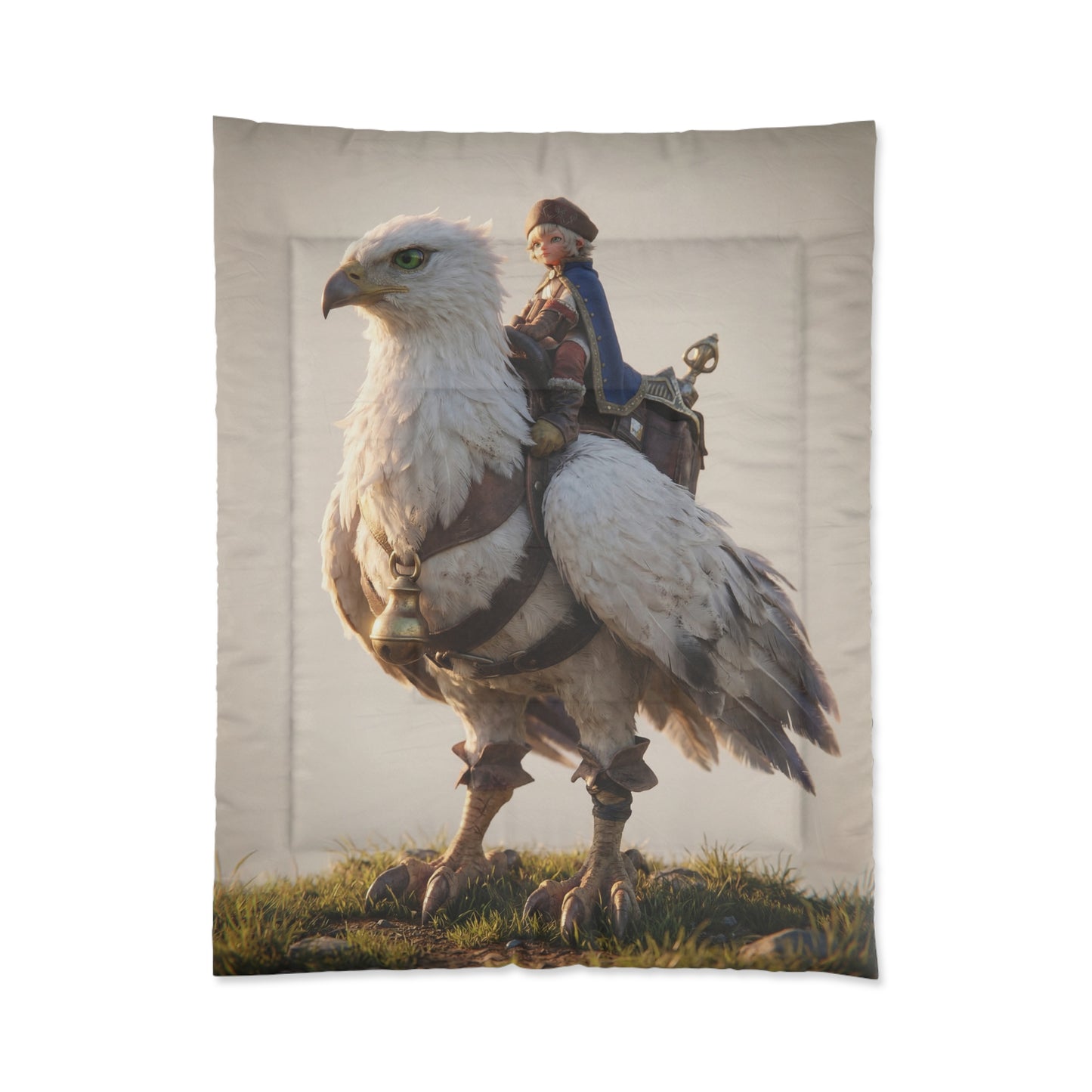 Skyborne Rider Comforter – Dawn’s Whisper on Feathers