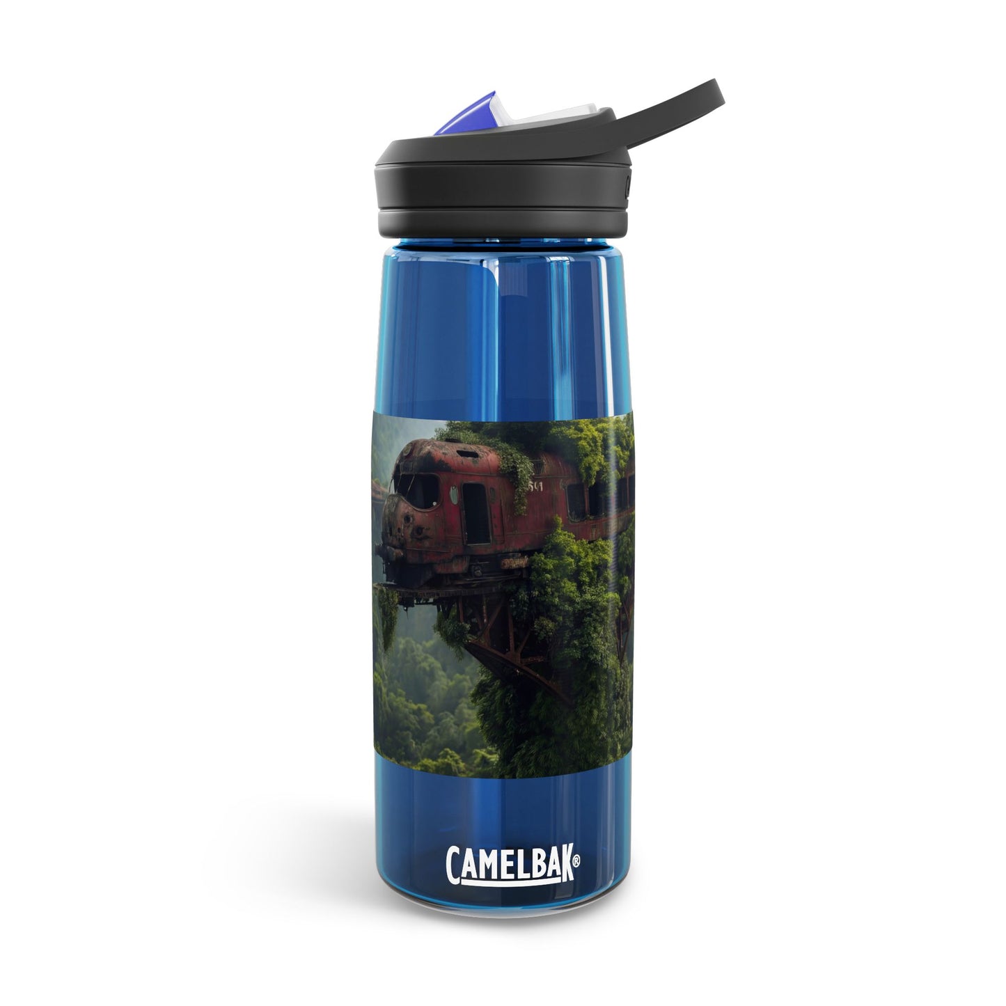 Overgrown Train Bridge CamelBak Eddy® Water Bottle, 20oz\25oz – Verdant Ruin Reverie