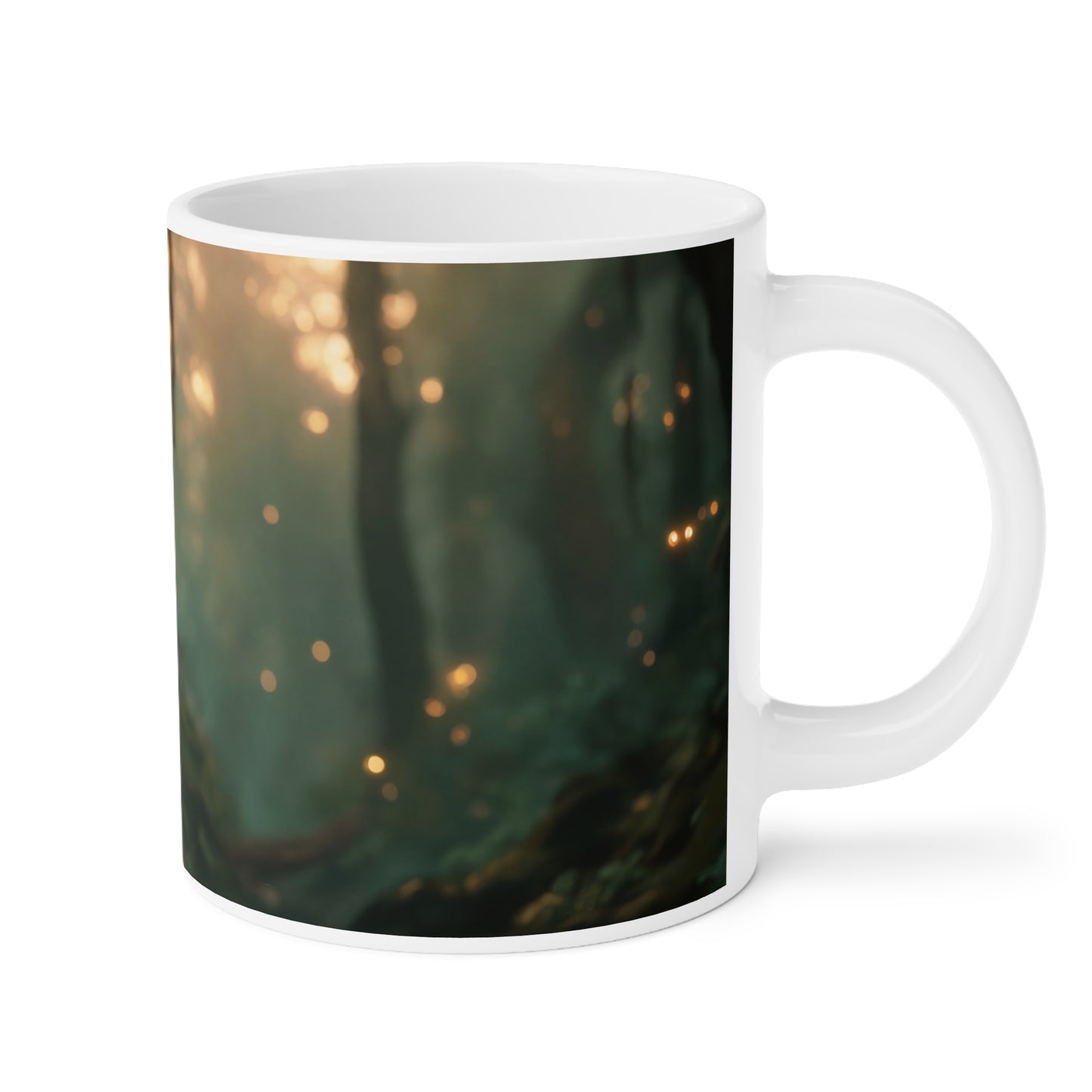 Forest Fairy by the Stream Ceramic Mugs (11oz\15oz\20oz) – Golden Hour Whispers
