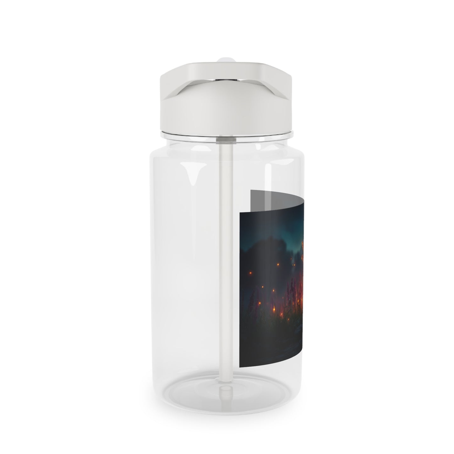 Sparkling Dragonfly Tritan Water Bottle – Golden Twilight Meadow Guardian