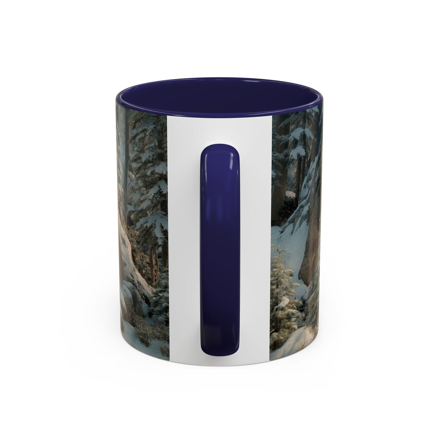 Winter Treehouse Doorway Mug – Snow-Kissed Forest Hearth
