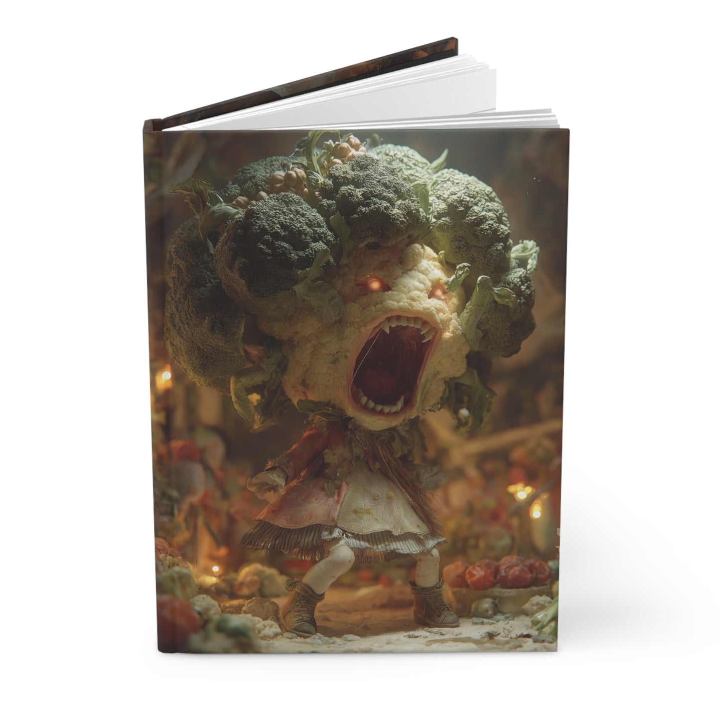 Vegetable Market Goblin Journal Matte – Roaring Broccoli Guardian