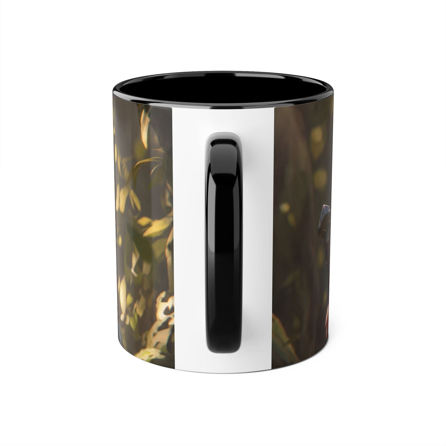 Elven Knight with Dragon Accent Mugs, 11oz – Sunlit Guardian Pause