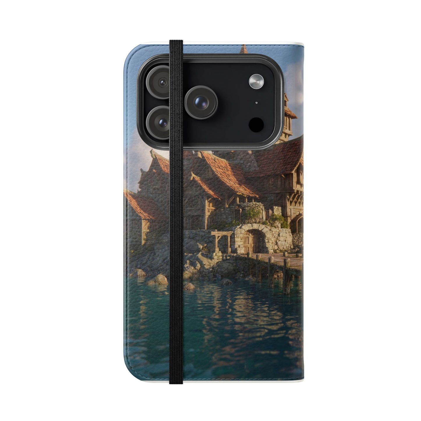 Cobblestone Harbor Flip Cases – Timber Town Seaside Walkway