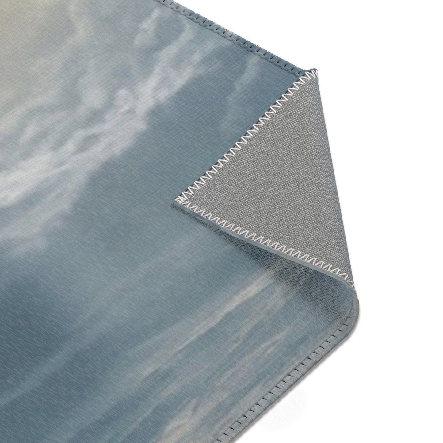 Midnight Sleigh Ride Area Rug – Frostbound City Beneath the Full Moon