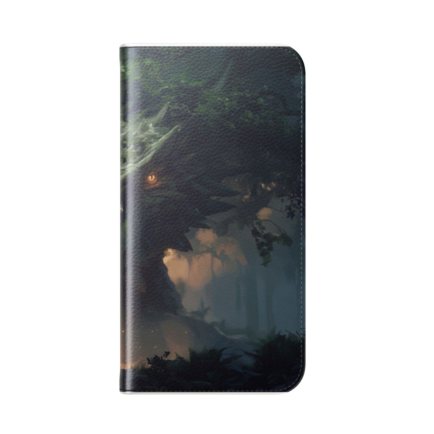 Guardian Beast Flip Cases – Moss-Clad Titan Facing the Wanderer