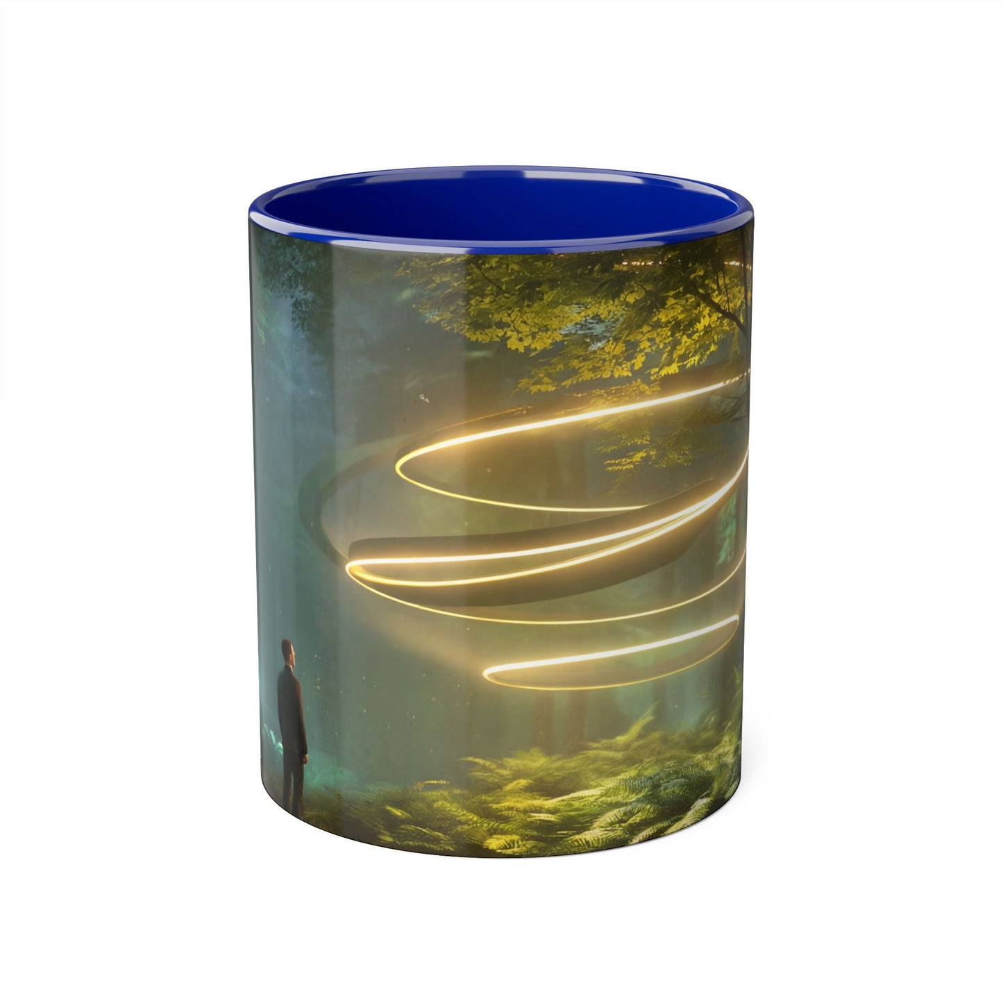 Spiral Light Guardian Accent Mugs, 11oz – Ethereal Forest Portal