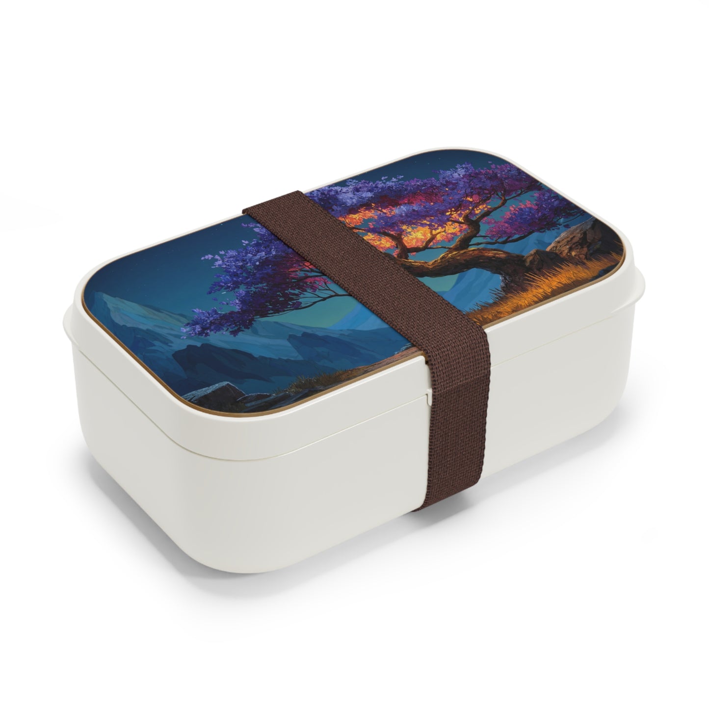 Celestial Tree Bento Lunch Box – Twilight Bloom Dreamscape