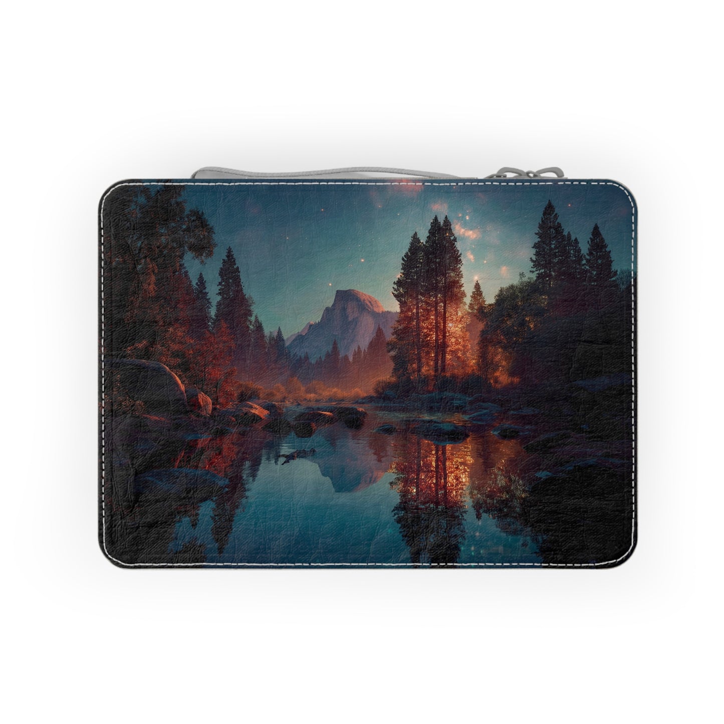 Starlit Valley Paper Lunch Bag – Half Dome’s Twilight Mirror