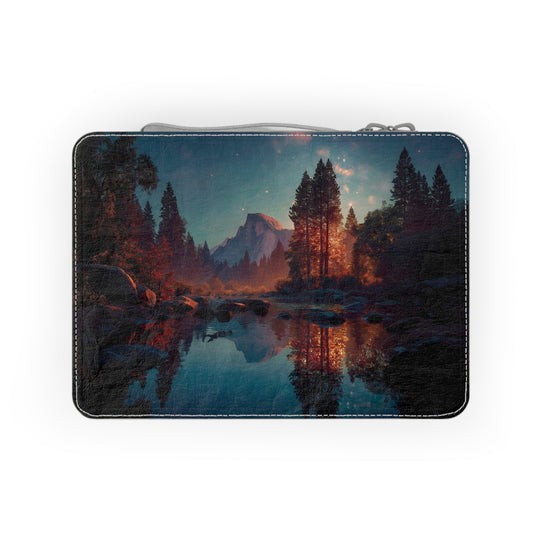 Starlit Valley Paper Lunch Bag – Half Dome’s Twilight Mirror