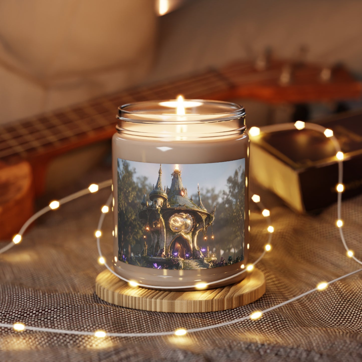 Whispering Observatory Scented Soy Candles with White Lid, 9oz – Twilight’s Forgotten Archive