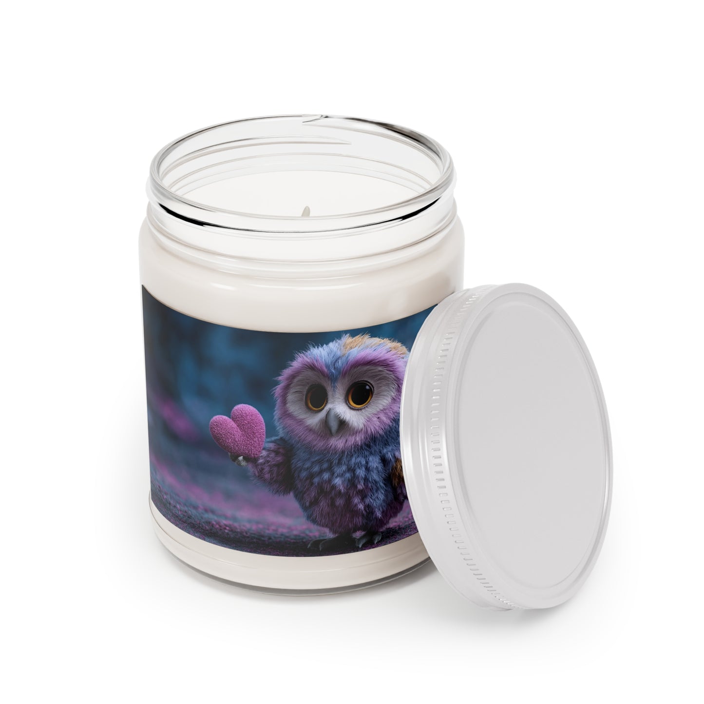 Rainbow Owl Scented Soy Candles with White Lid, 9oz – Velvet Heart Offerings