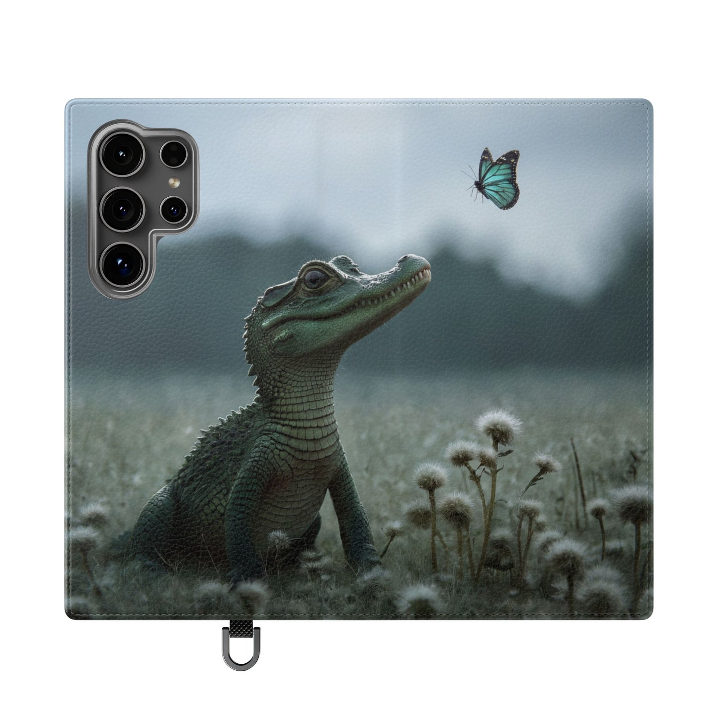 Gentle Croc & Butterfly Flip Cases – Tender Meadow Guardian Scene