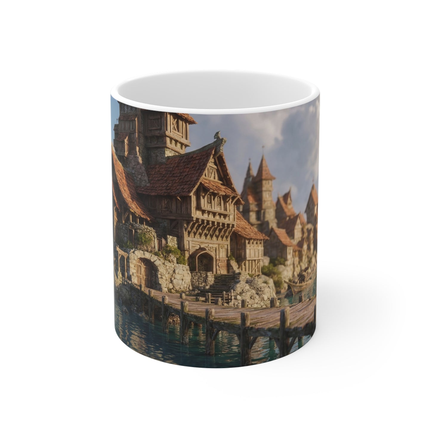 Harbor Haven Ceramic Mugs (11oz\15oz\20oz) – Sunset Village Serenity