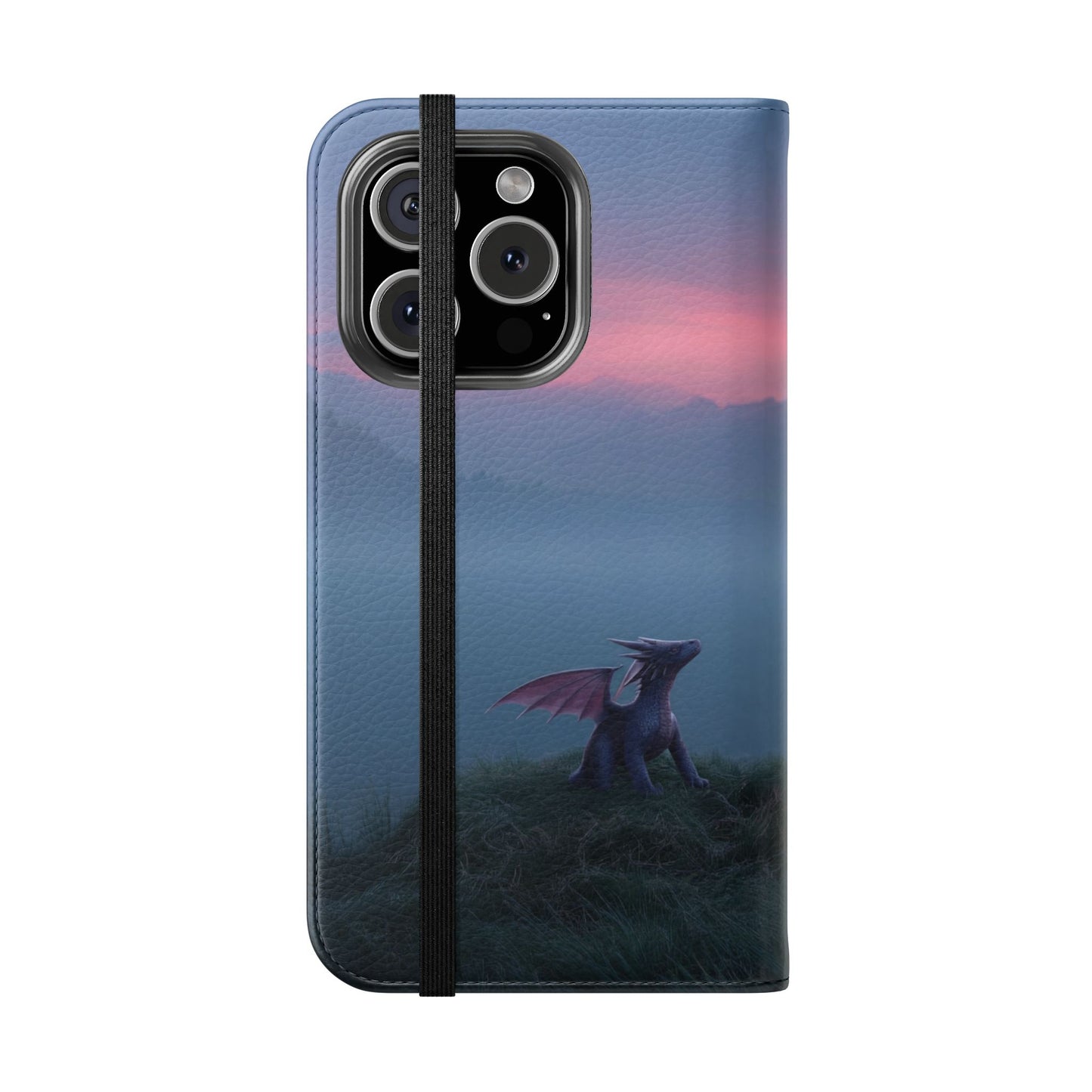 Silent Guardian Flip Cases – Misty Dawn Warrior and Dragon Companion