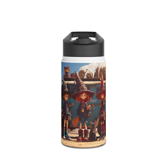 Witch Roadtrip Trio Stainless Steel Water Bottle, Standard Lid – Dusty Desert Spellbound
