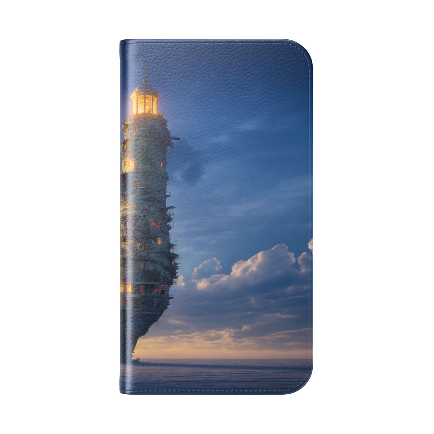 Twilight Sentinel Flip Cases – Lighthouse on a Storm-Tossed Sea