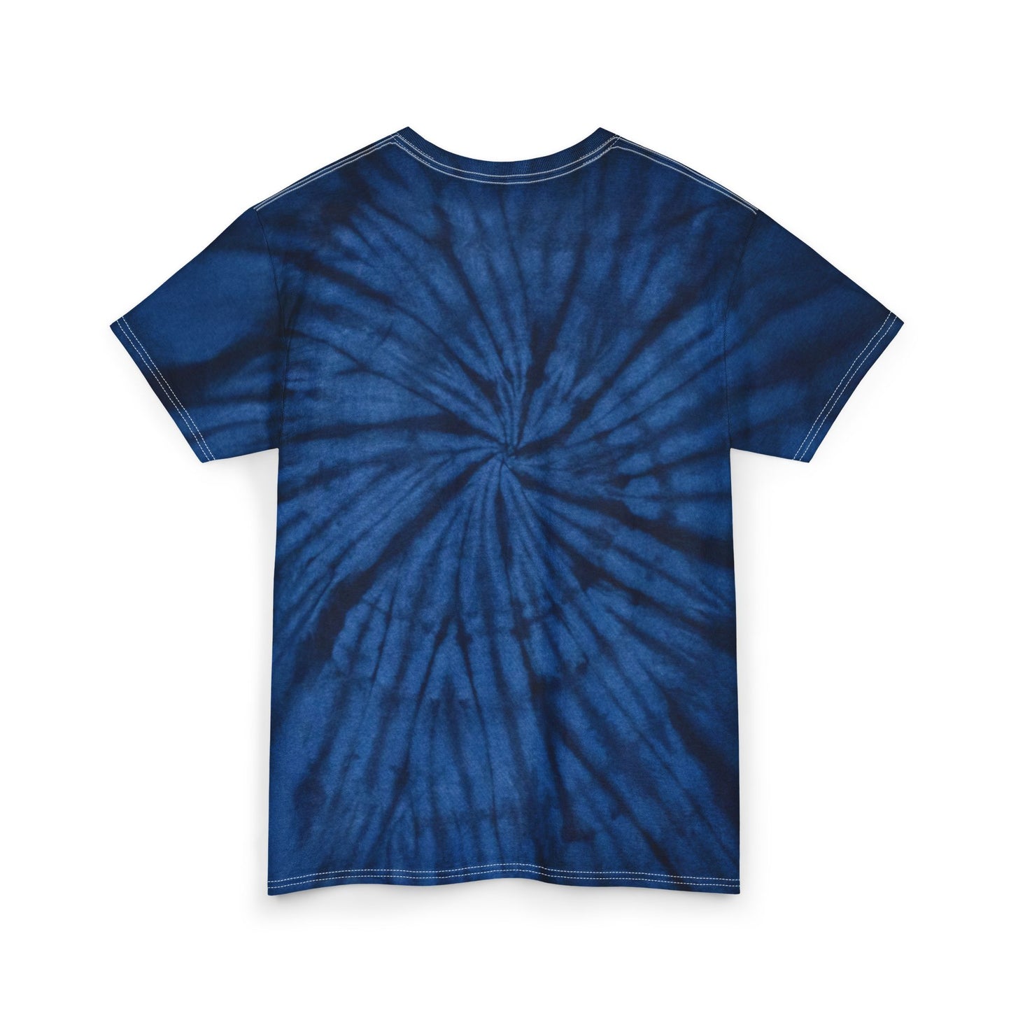 Golden Hour Wolf Unisex Tie Dye Cotton Tee – Amber Sentinel Portrait