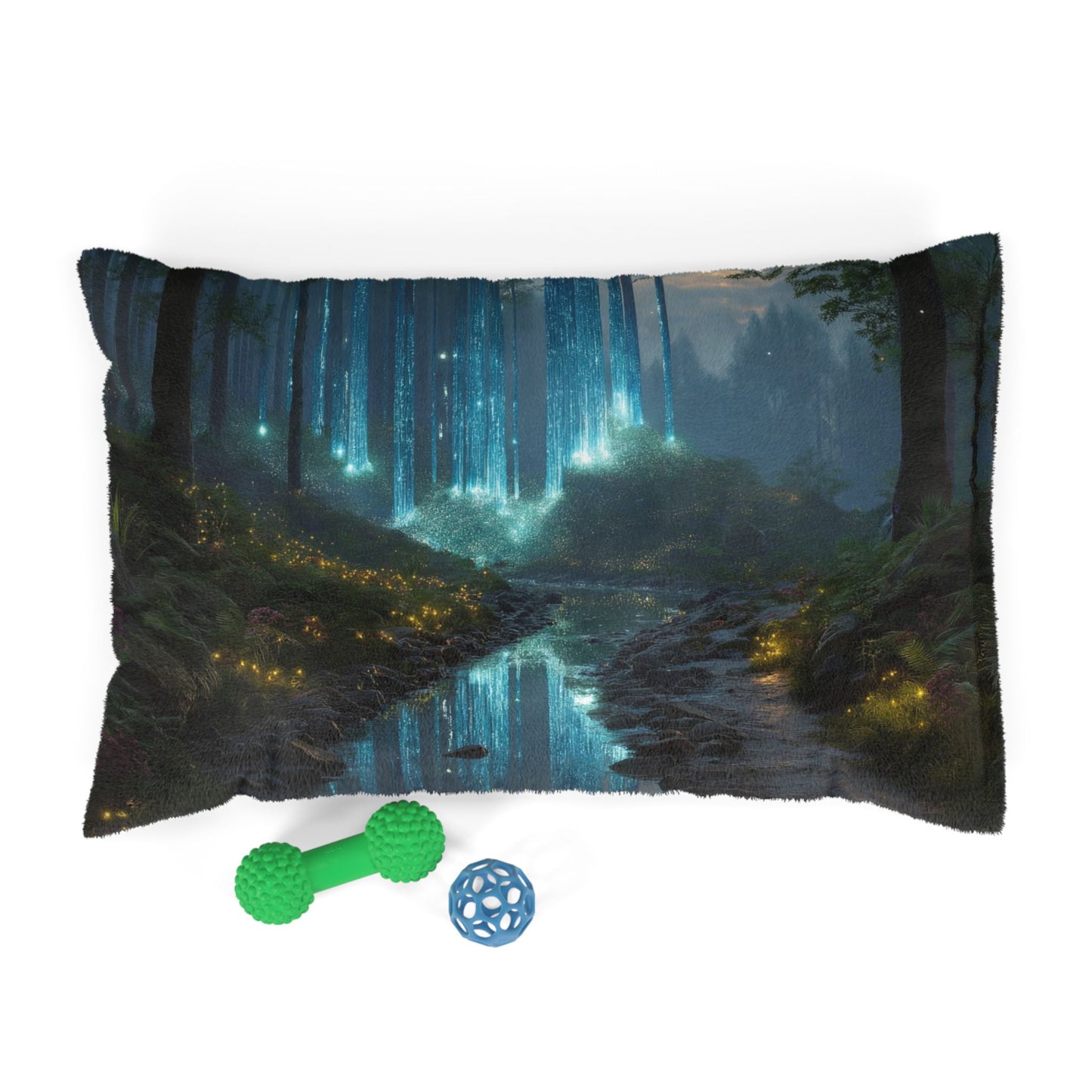 Celestial Falls Pet Bed – Whispering Forest Dreamscape