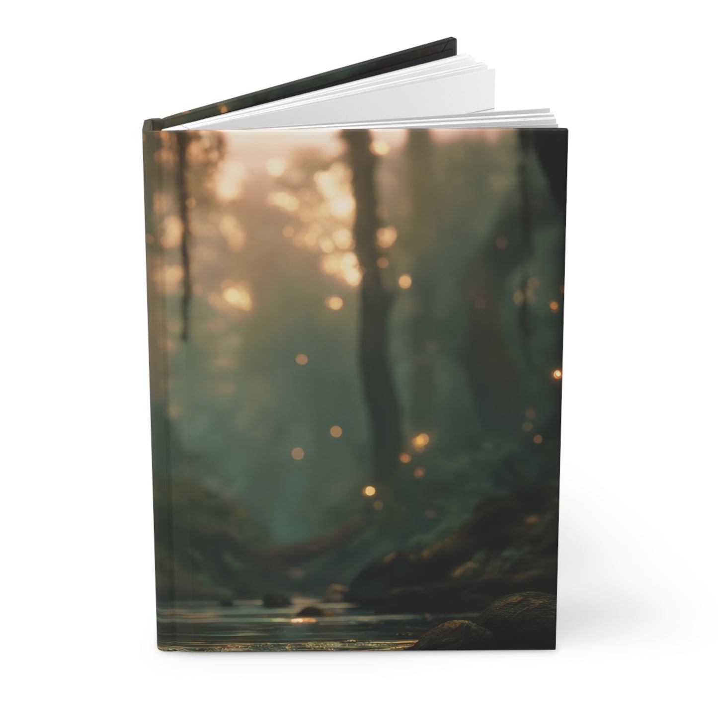 Whispering Woods Fairy Journal – Golden Hour Serenity Matte