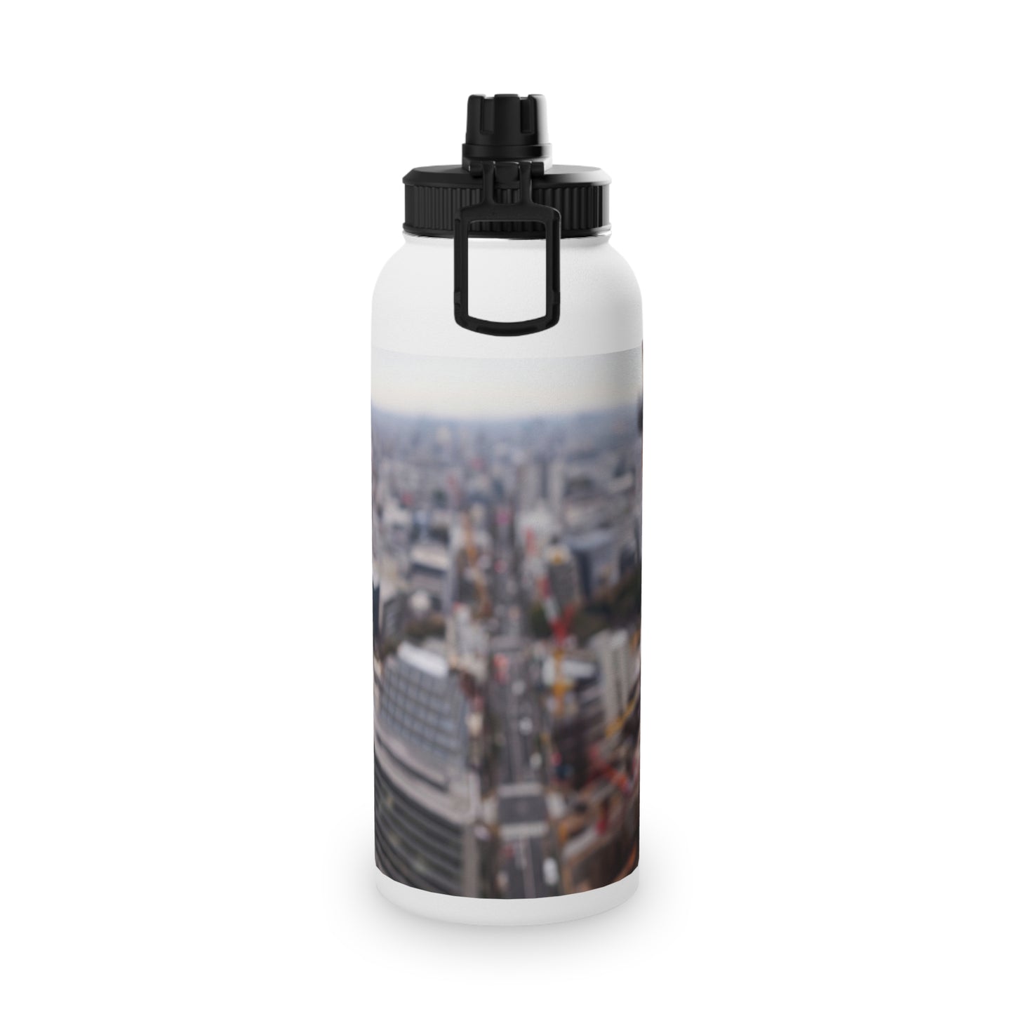 Rusty Heart Weight Bottle – Suspended Over Concrete Skies