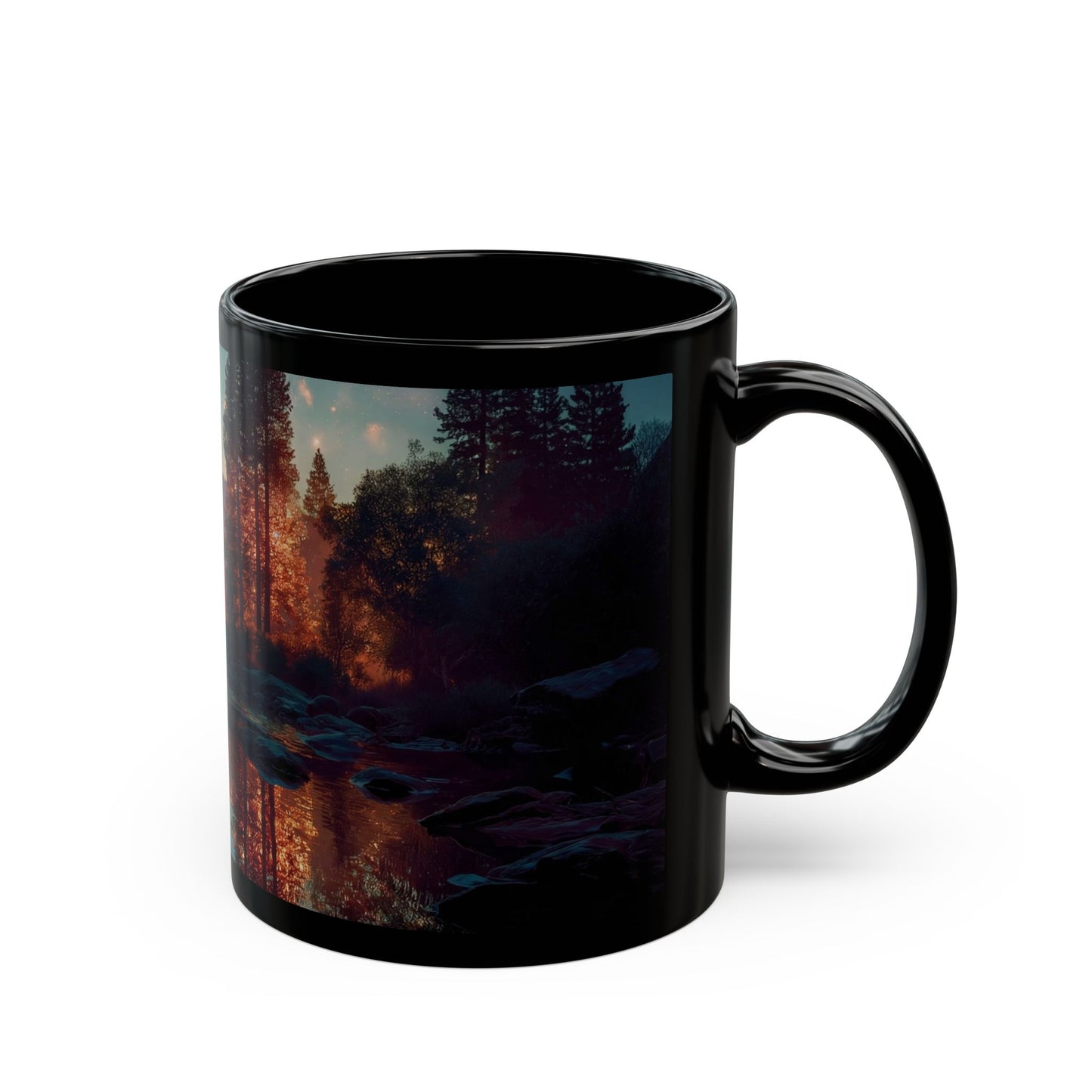 Starlit River Reflection Mug – Half Dome’s Quiet Twilight Glow