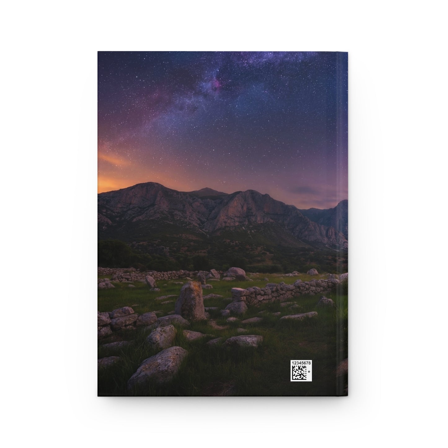 Milky Way Circle Tree Hardcover Journal Matte – Ancient Wisdom Under Starlight