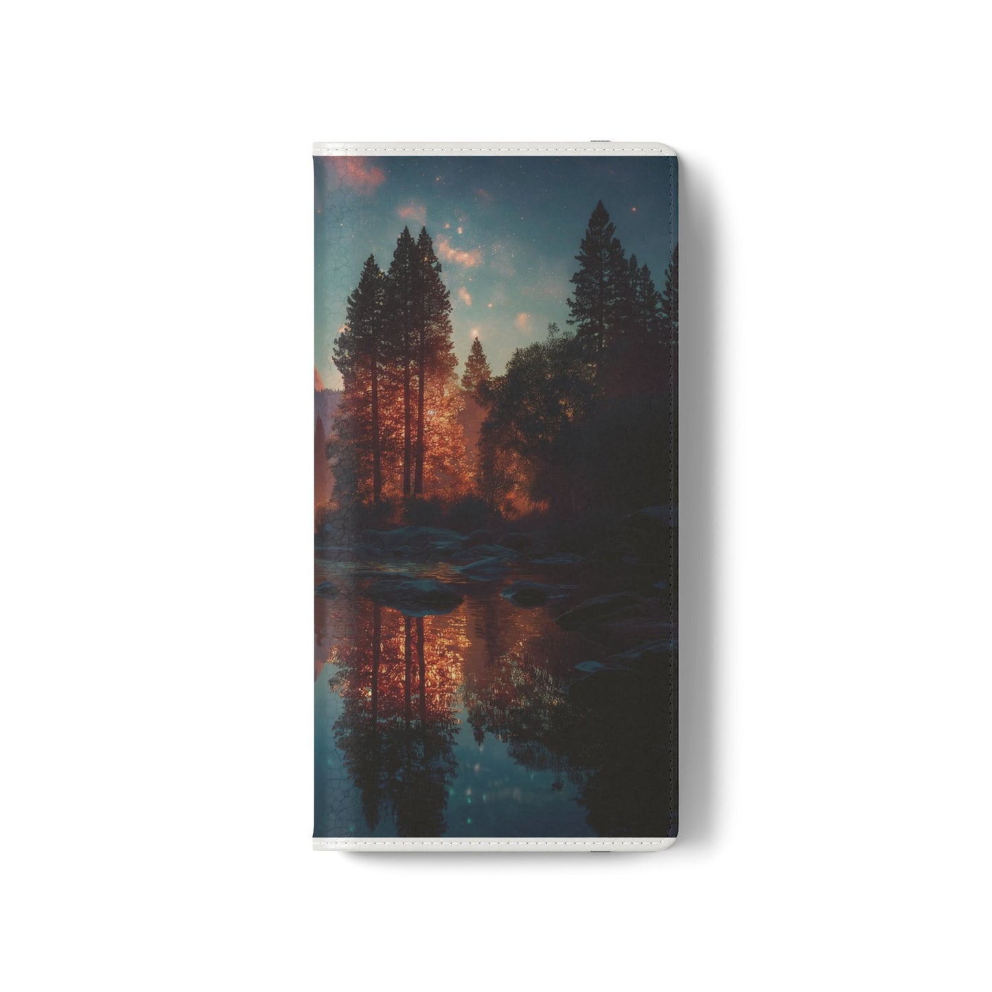 Starlit Valley Flip Cases – Twilight River and Half Dome Reflections