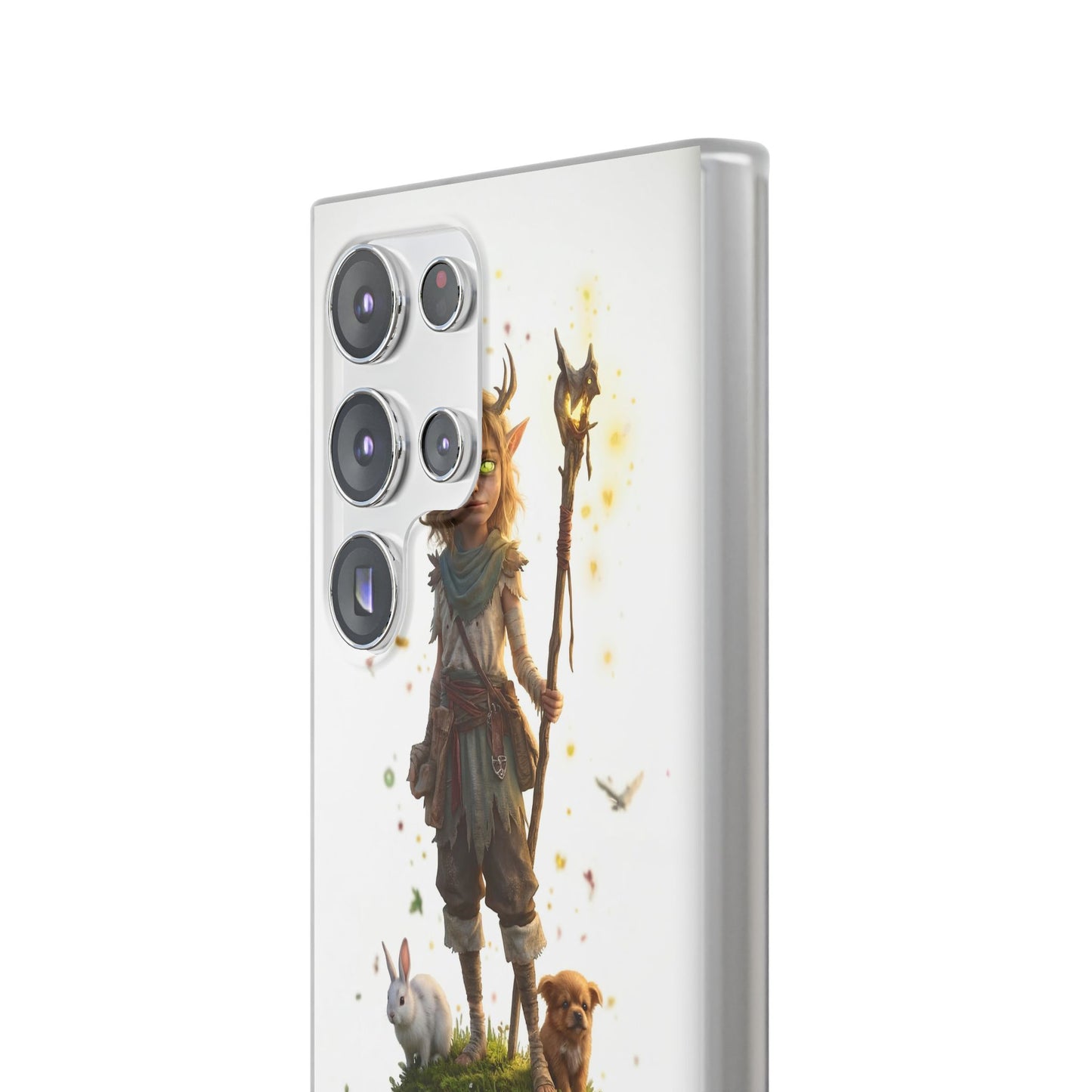 Forest Sentinel Flexi Cases – Luminescent Deerhorn Guardian