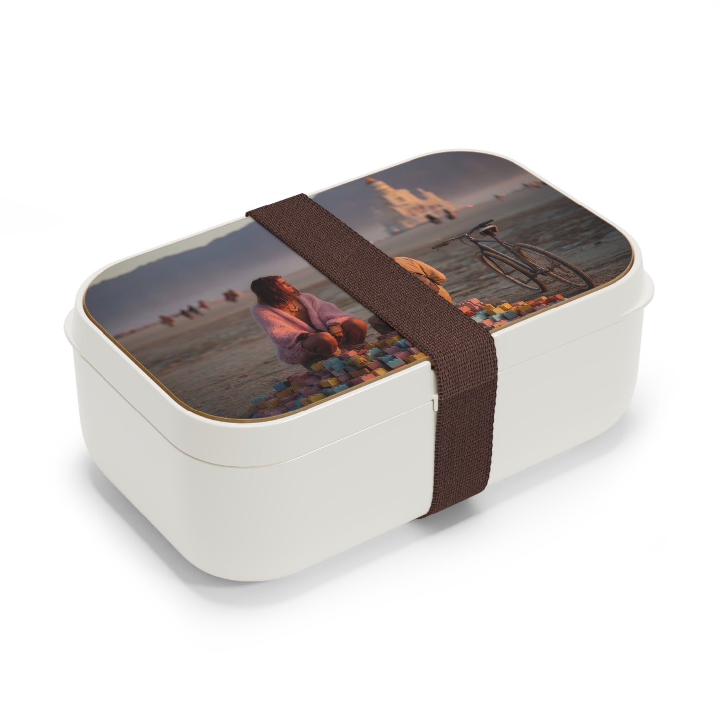 Desert Castle Builders Bento Lunch Box – Sunset Playtime with Friends