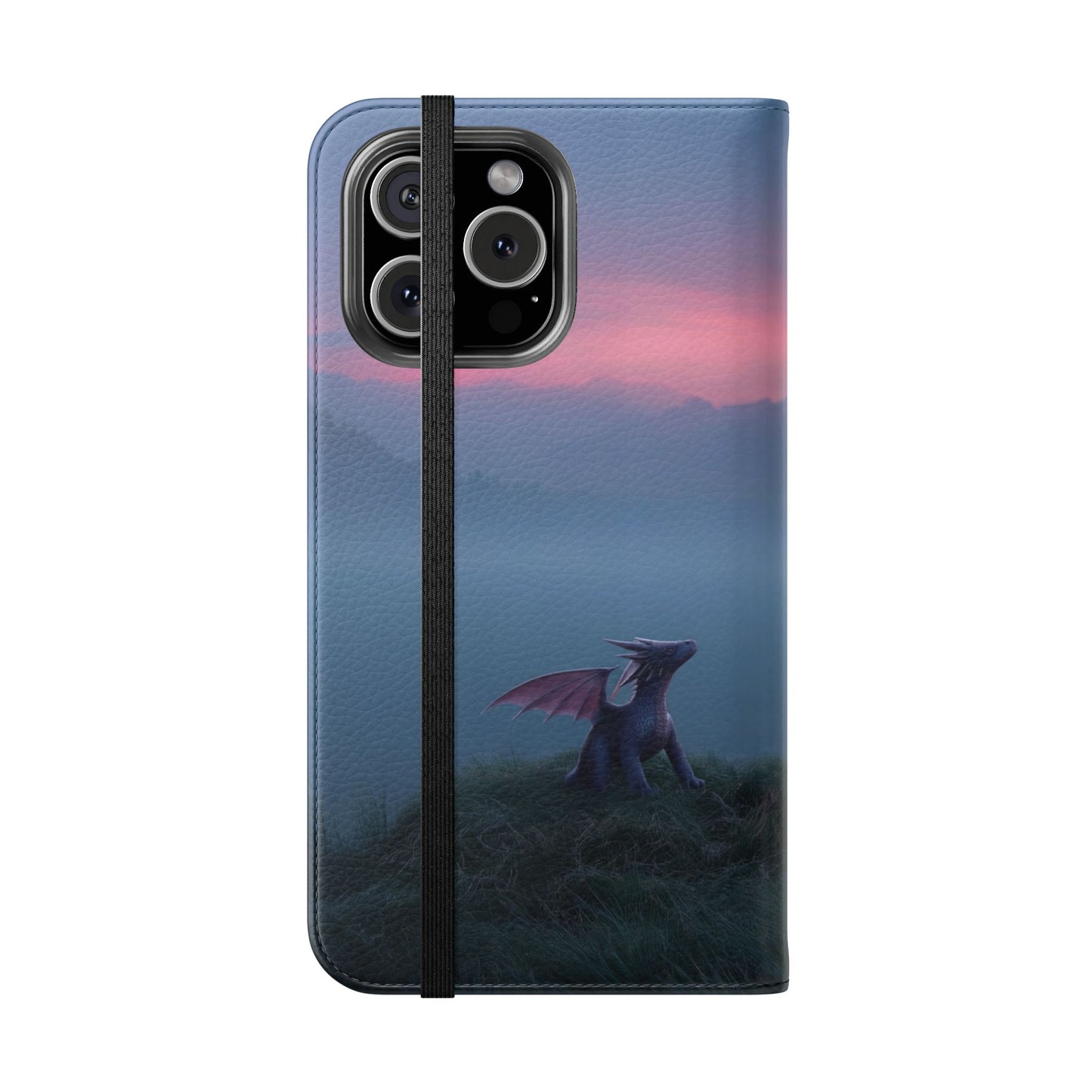 Silent Guardian Flip Cases – Misty Dawn Warrior and Dragon Companion
