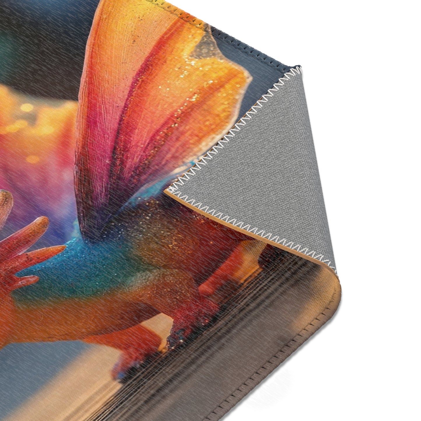 Whispering Dragon Area Rugs – Sunset Smoke and Glittering Wings