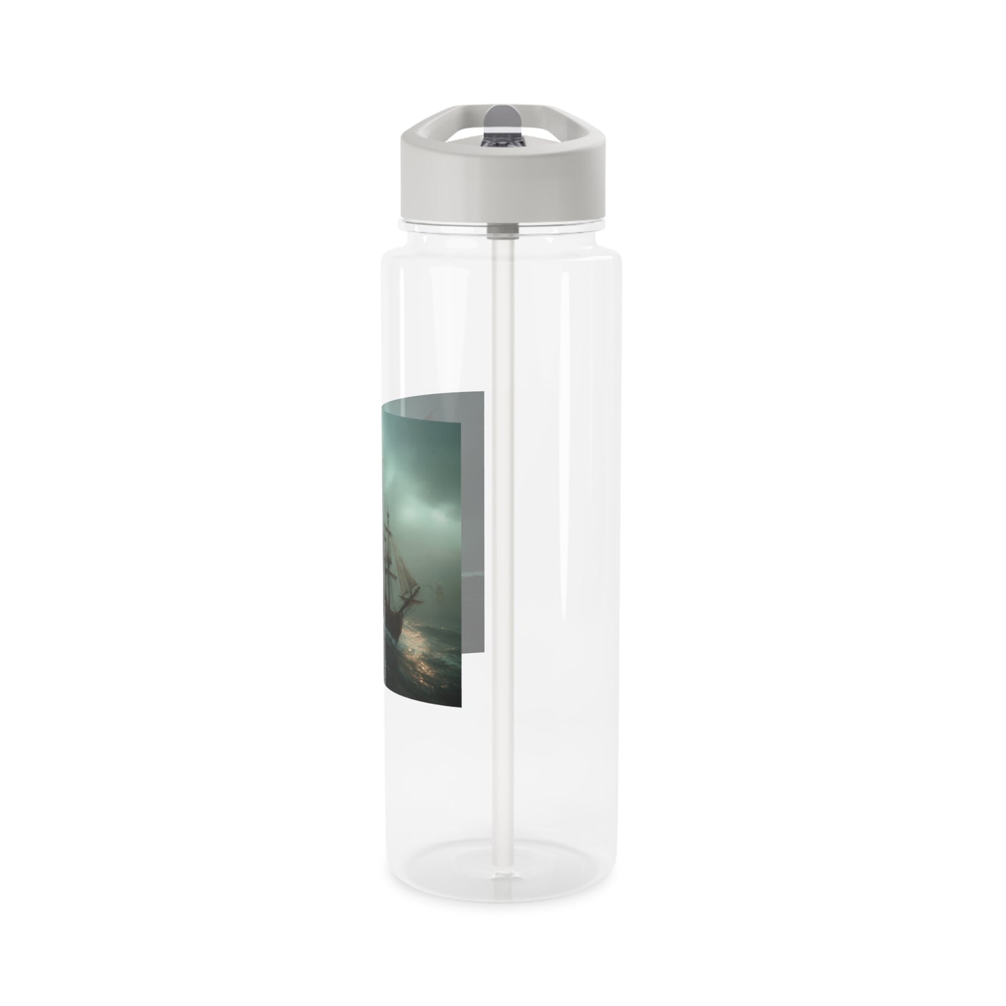 Crimson Leviathan Tritan Water Bottle – Stormbound Sea Beast