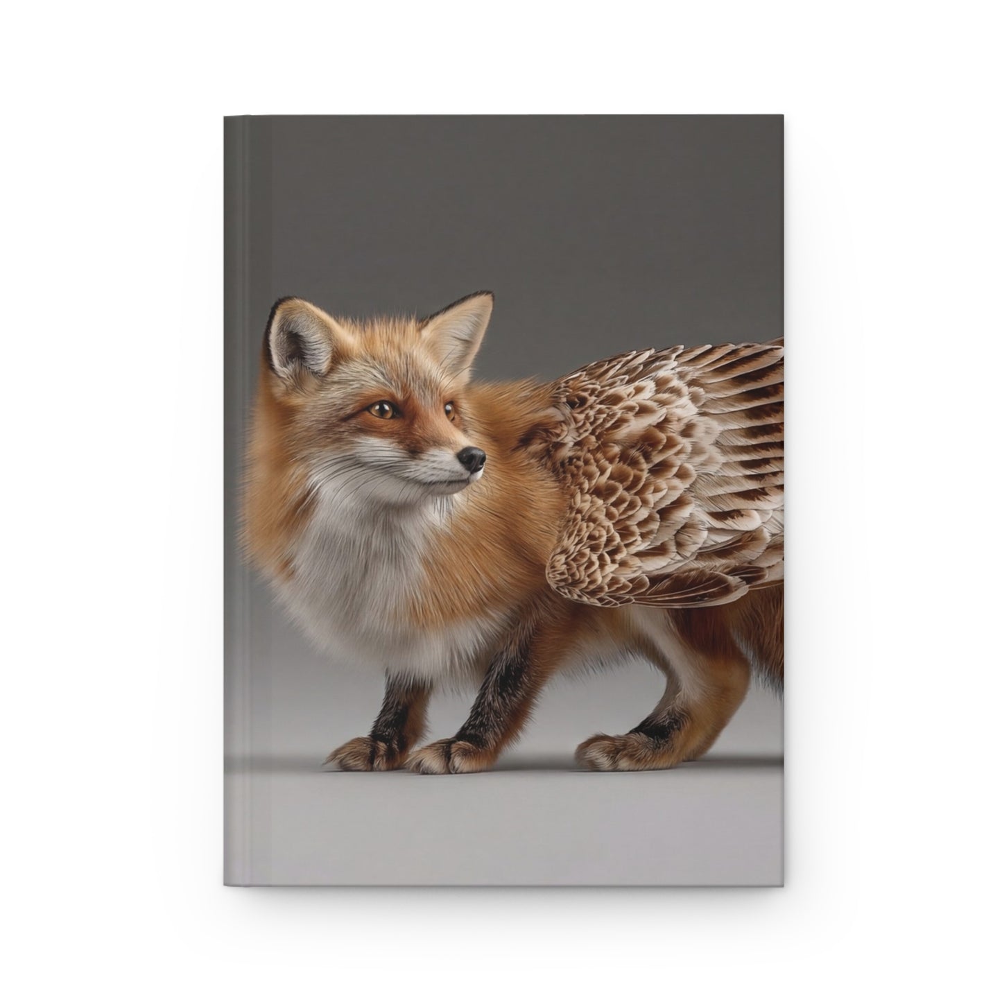 Winged Foxes Hardcover Journal Matte – Whispers of the Wild Sky