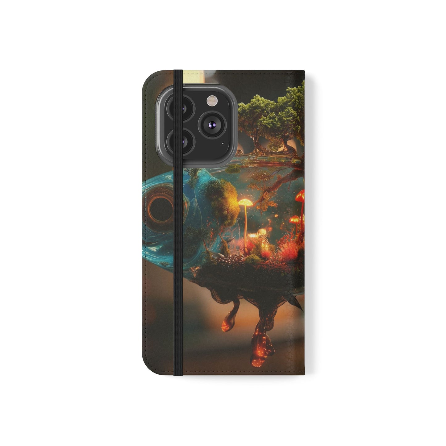 Forest Fish Flip Case – Liquid Glowwood Dreamscape