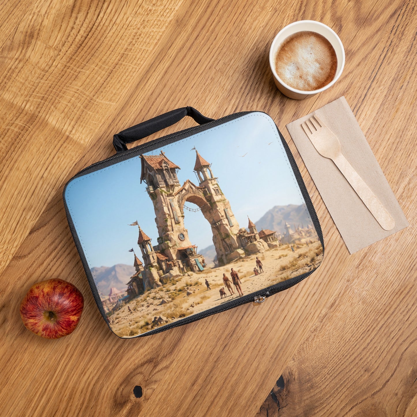 Desert Citadel Lunch Bag – Sun-Drenched Ruins of a Forgotten Kingdom