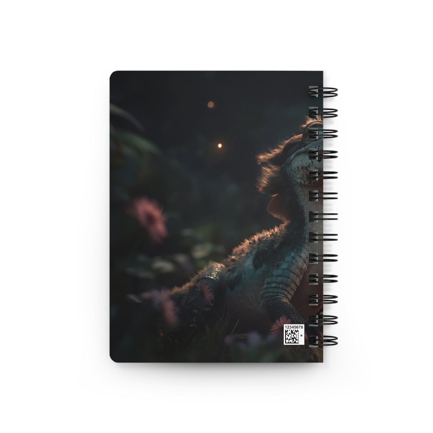 Butterfly-Kissed Alligator Journal – Twilight Garden Whispers