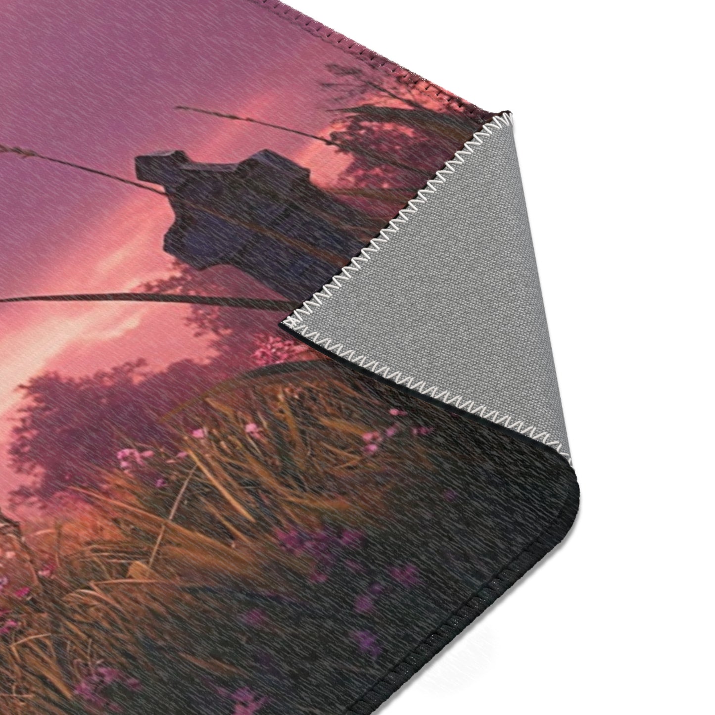 Folklore Giant Guitarist Rug – Twilight Cemetery Serenade