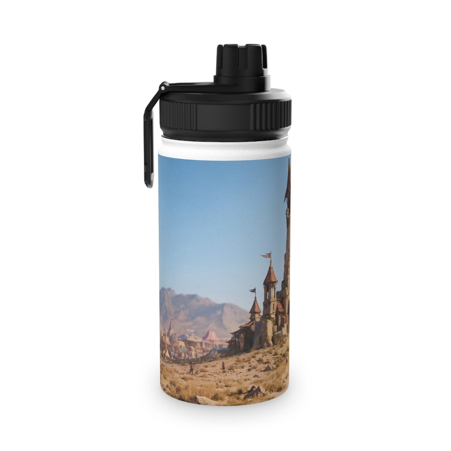 Desert Citadel Water Bottle – Sun-Kissed Oasis Gateway