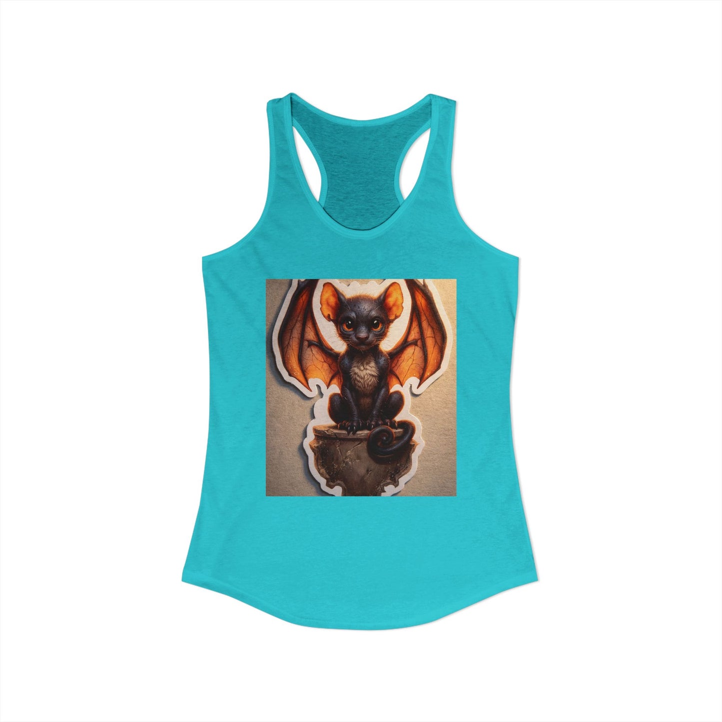 Glimmerwing Batcat Women's Ideal Racerback Tank – Amber Earlight Guardian