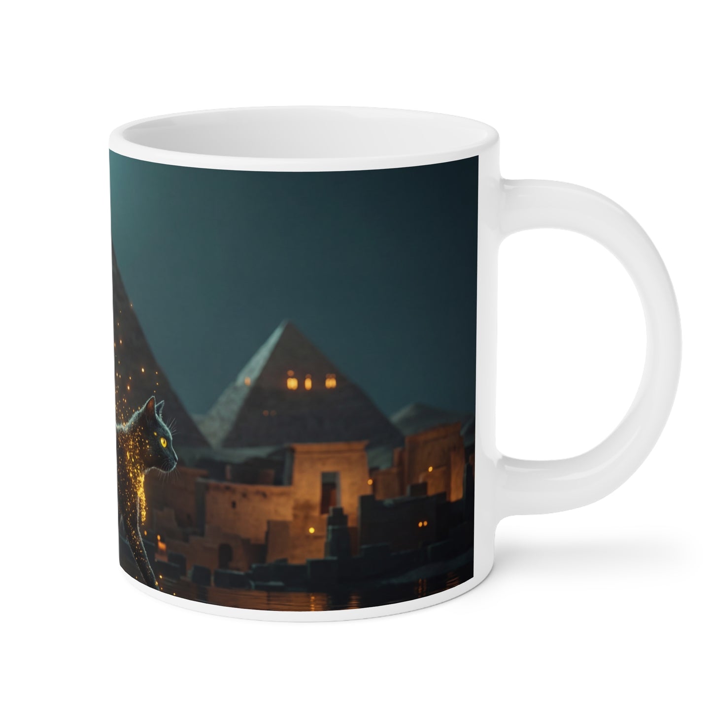 Celestial Cat Ceramic Mugs (11oz\15oz\20oz) – Starlight Walker of the Nile