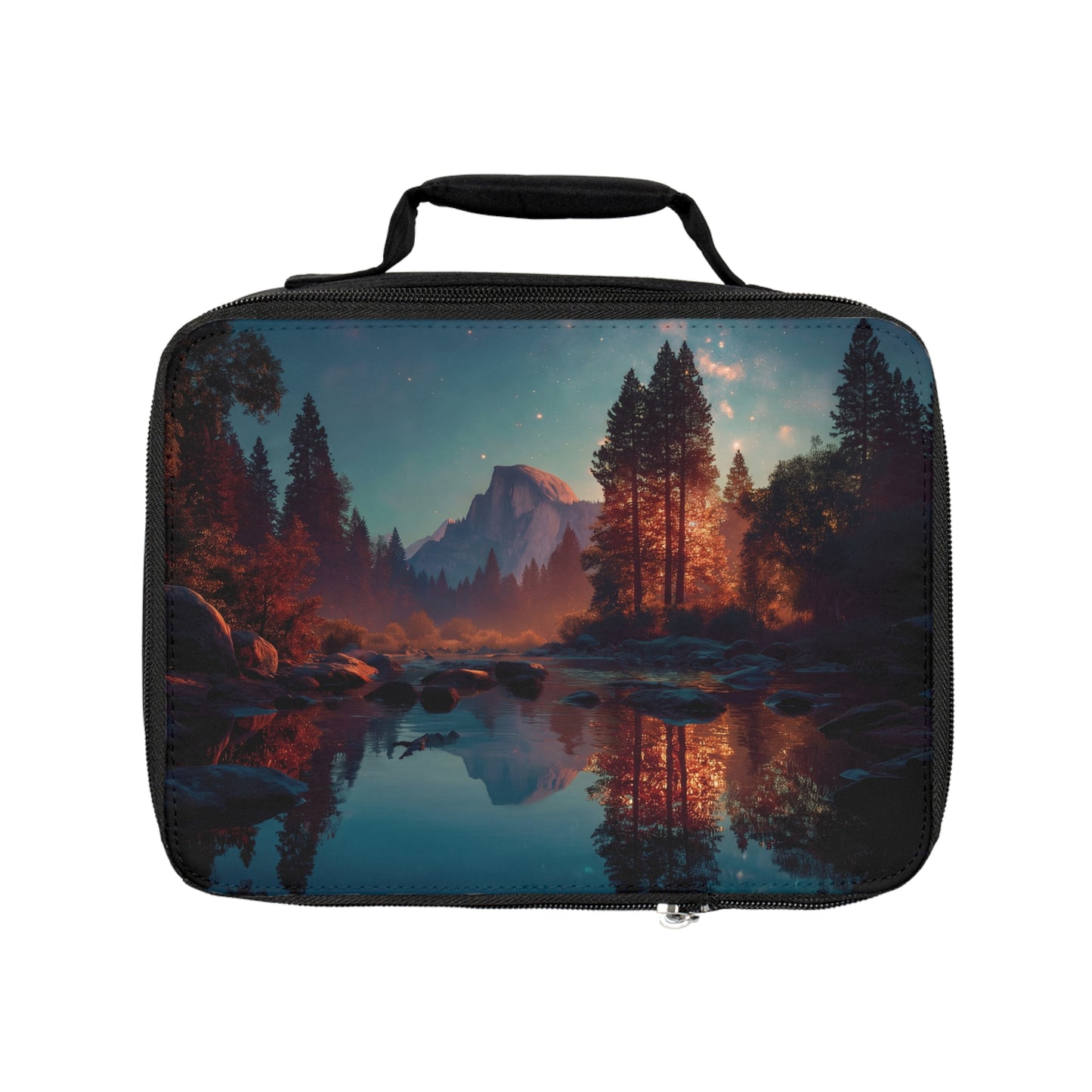 Starlit River Valley Lunch Bag – Mirror Reflections of Half Dome