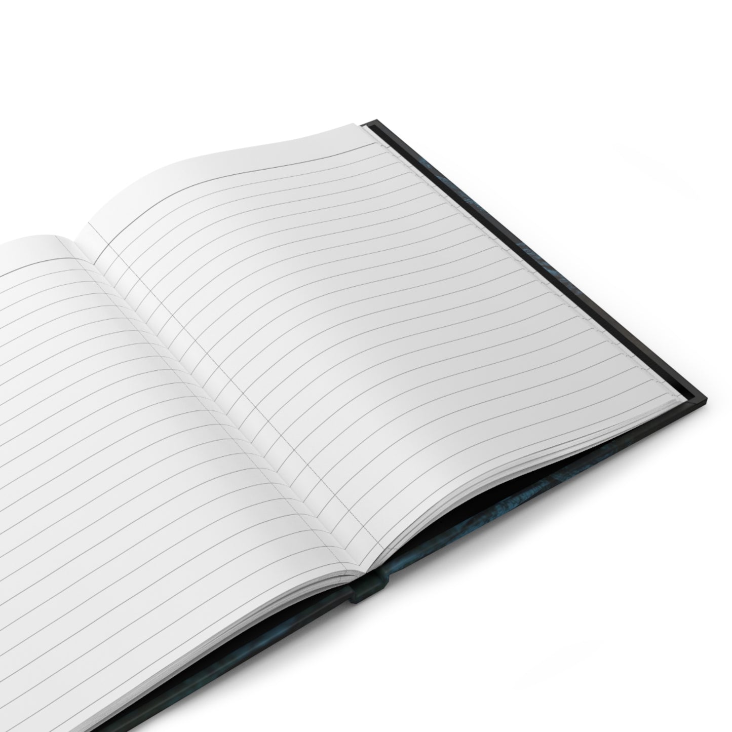 Portal Mirror in Ancient Cave Hardcover Journal Matte – Whispers of the Deep Blue