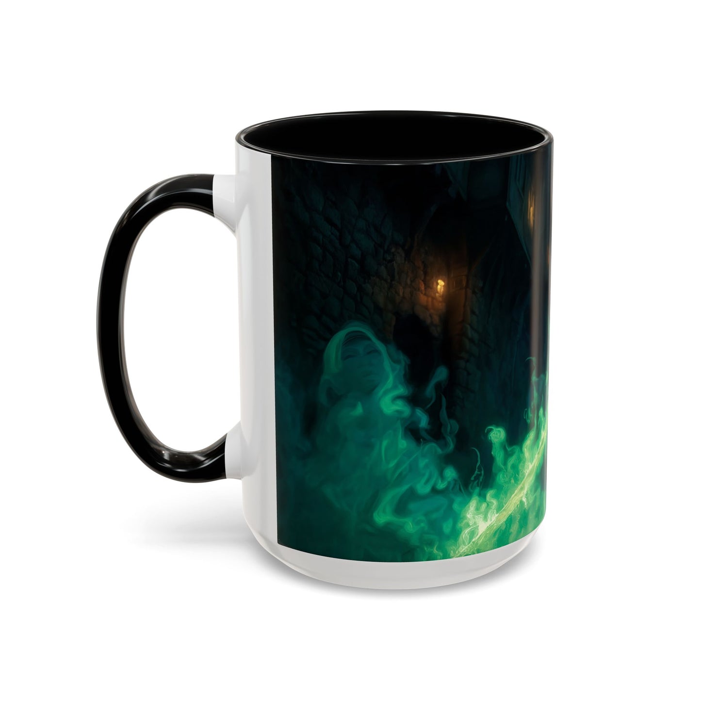 Glimmerblade Gnome Mug – Emerald Spirit Knight Coffee Cup