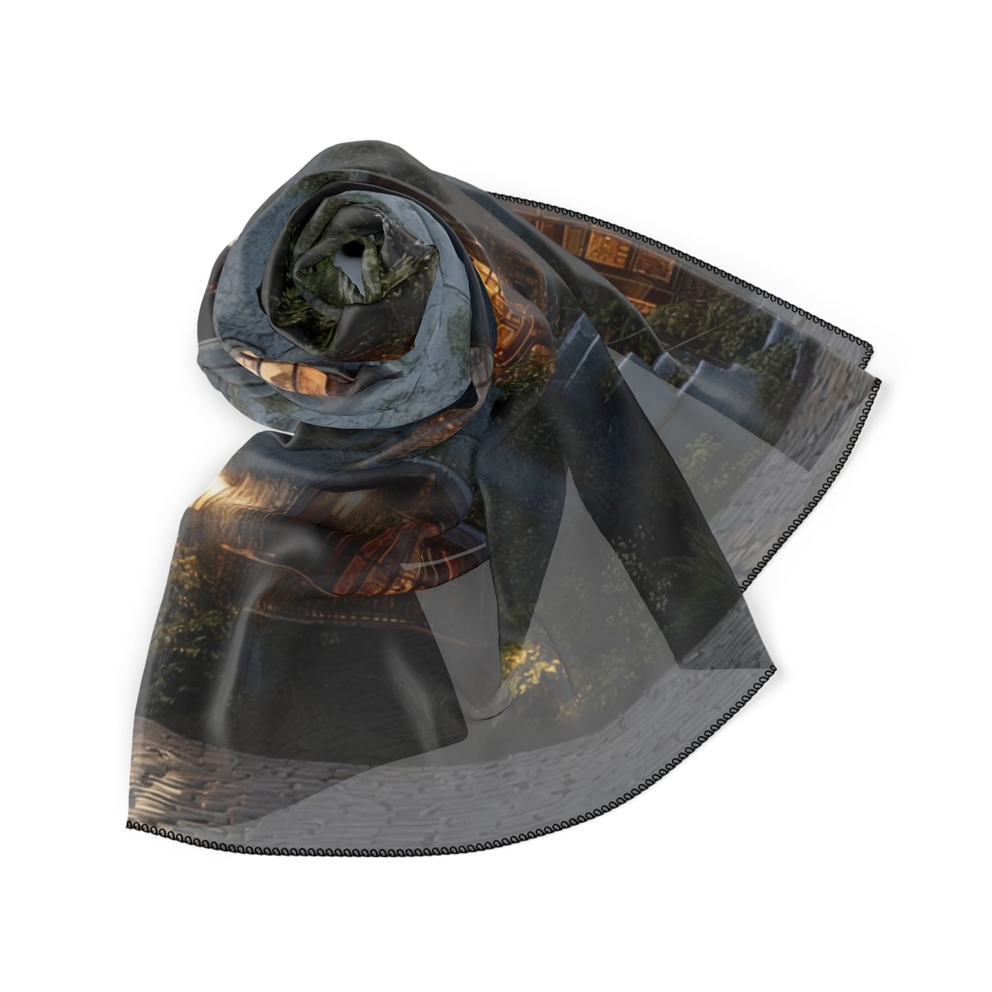 Treehouse Dome Scarf – Twilight Haven Dreamscape