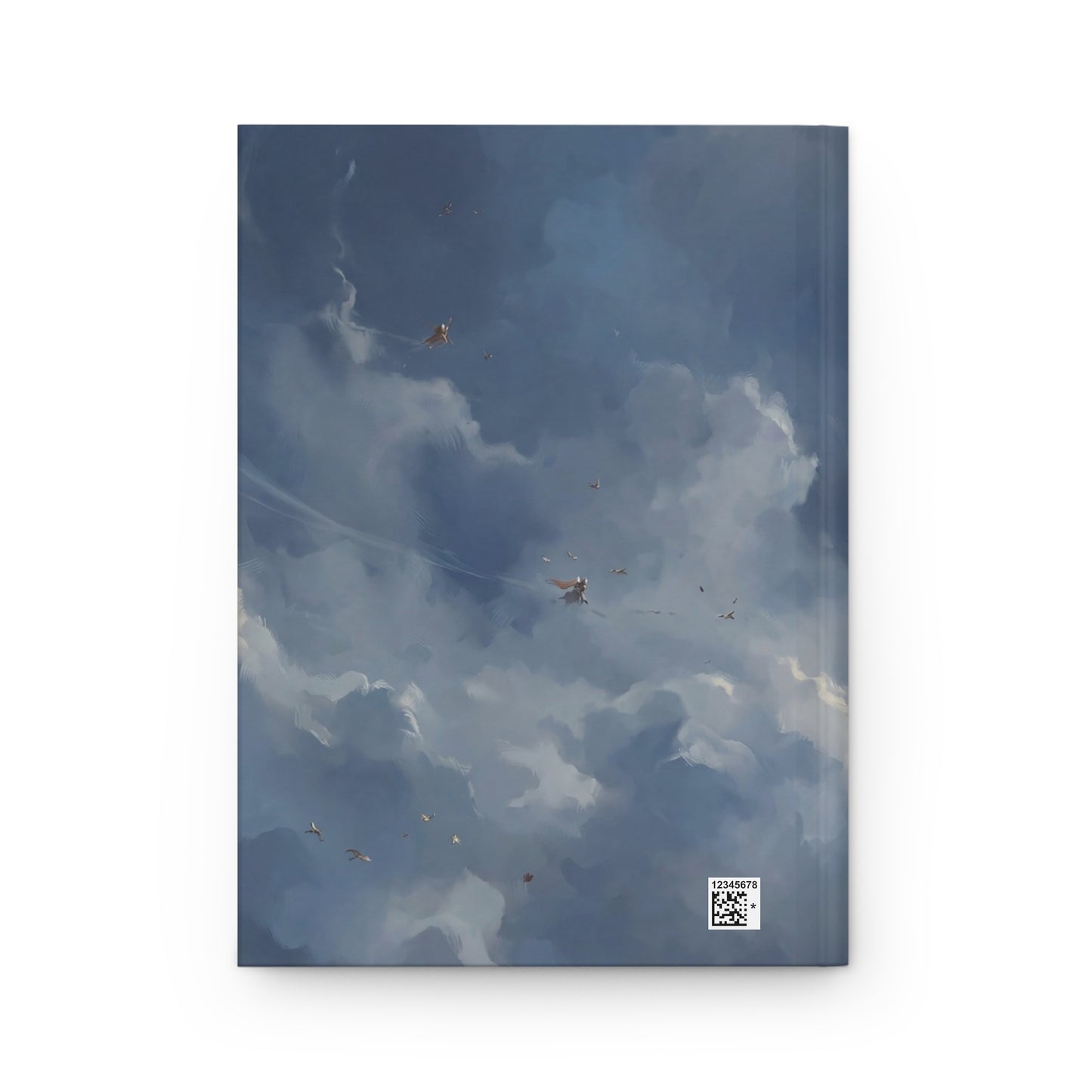 Winged Elephants Through Clouds Hardcover Journal Matte – Celestial Migration