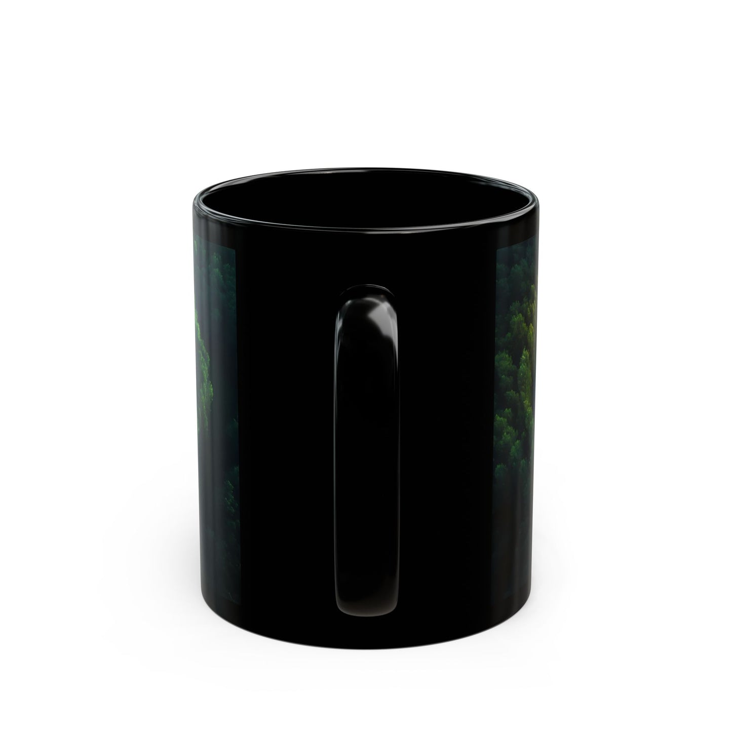 Rainbow Labyrinth Mug – Sunset Pathway Through Blooming Paths
