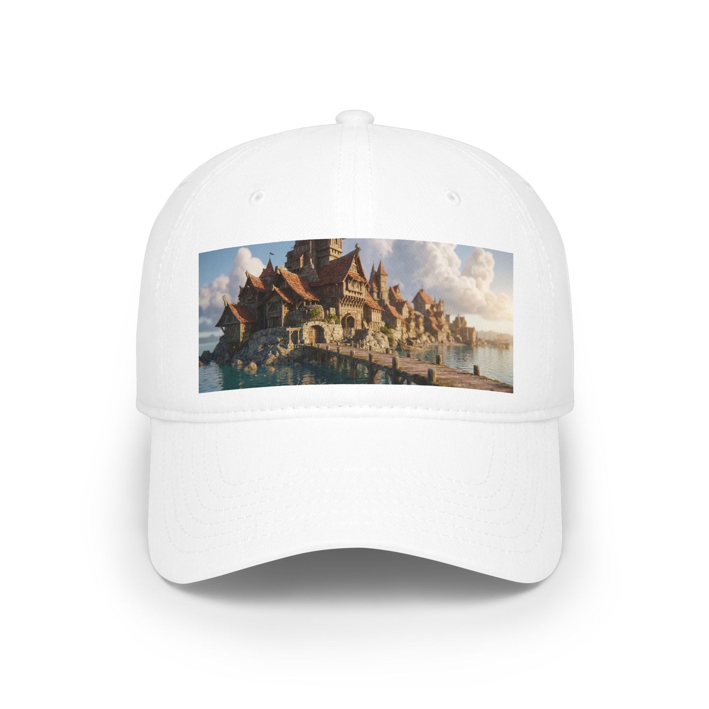 Stone Harbor Low Profile Baseball Cap – Timber Village Pier Scene