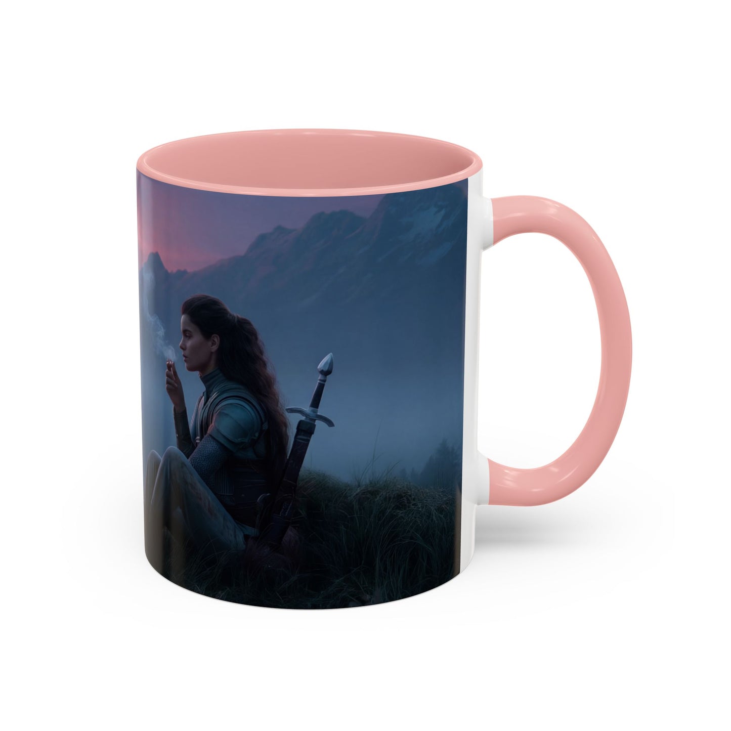 Sentinel and Dragon Accent Coffee Mug (11, 15oz) – Twilight Summit Rest