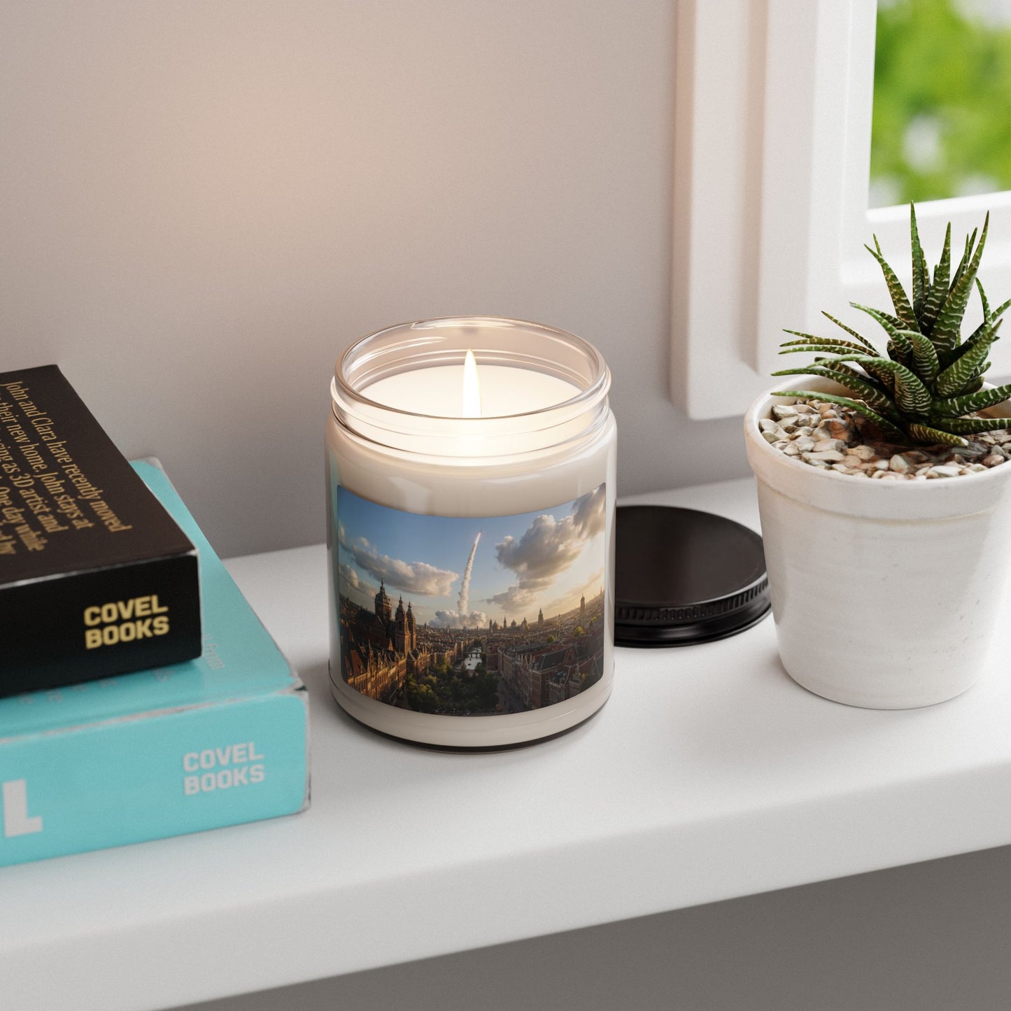 Rocket Through Amsterdam Scented Soy Candle, 9oz – Dawn’s Silent Ascent